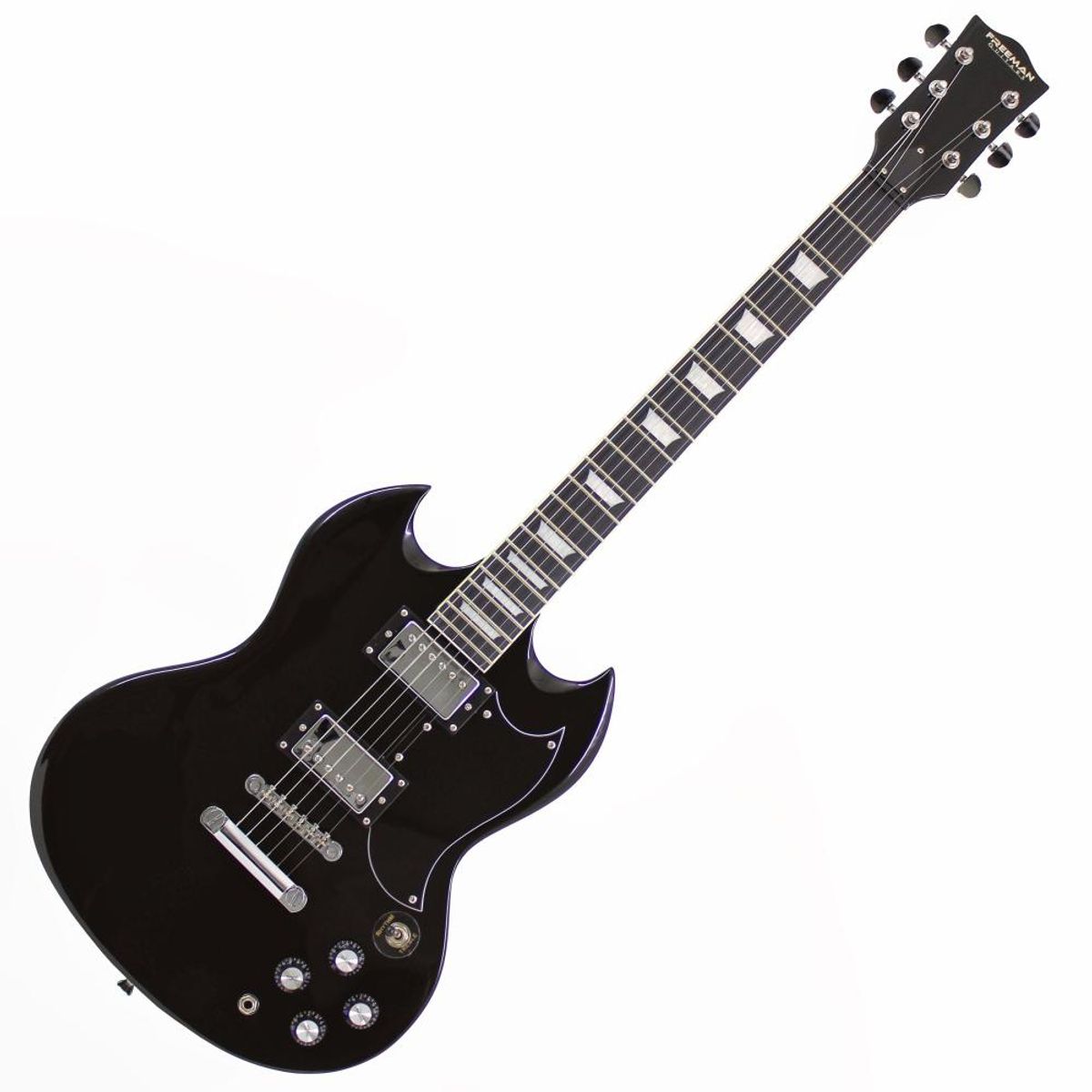 FREEMAN - Guitarra Eléctrica Freeman SG SSG-10 - Negra