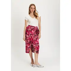 IO - Falda Fantasia Larga coral