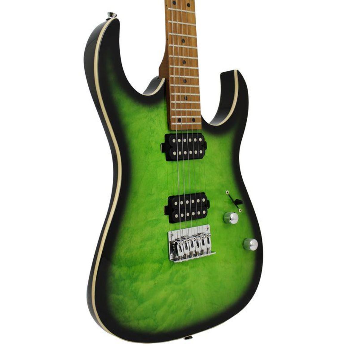 FREEMAN - Guitarra eléctrica Freeman SRG-180 FMT GNB Verde
