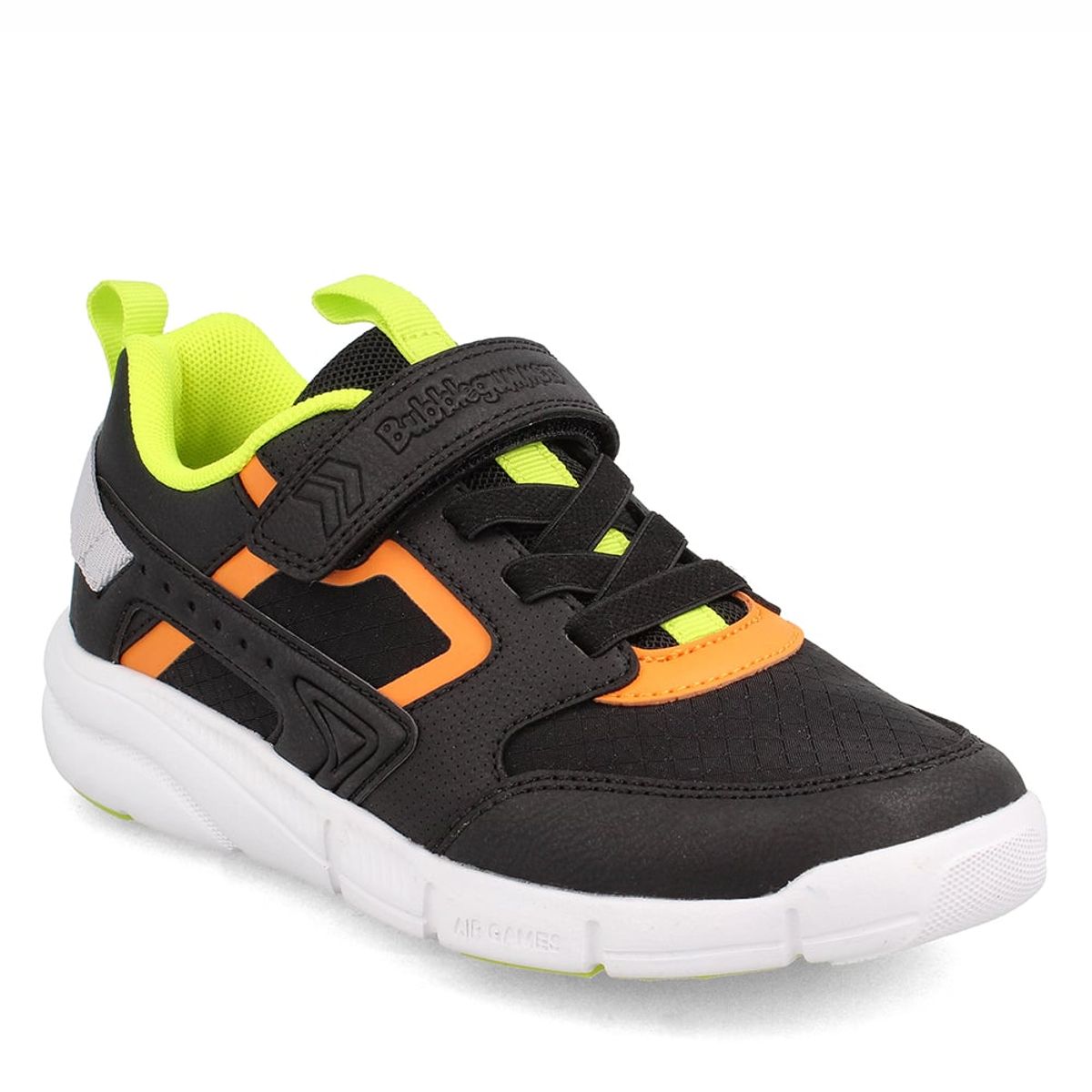 BUBBLE GUMMERS - Zapatilla Niño Bubblegummers Airgames Negro-Naranjo