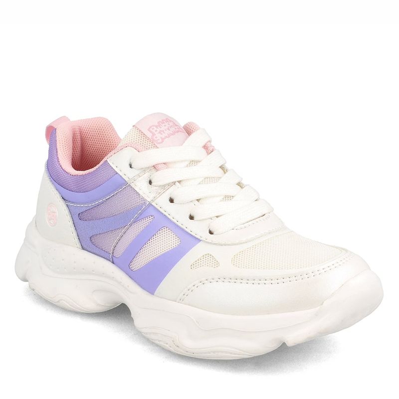 BUBBLE GUMMERS - Zapatilla Niña Bubblegummers Bolt Blanco-Lila