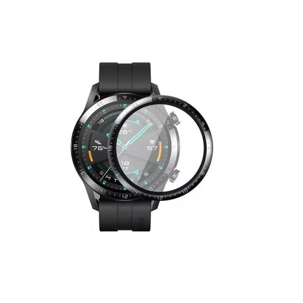 GENERICO - Protector De Pantalla 3d Para Huawei Gt2 46mm