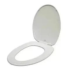TAUMM - Asiento Y Tapa De Wc Sanitario Baño Blanca Colomba
