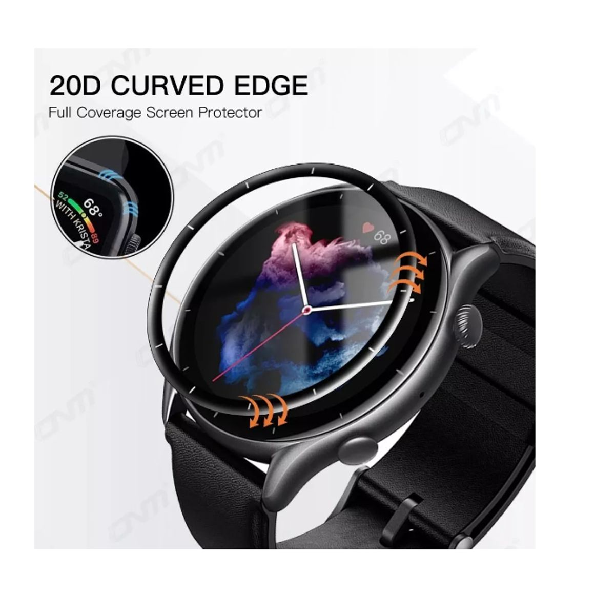 GENERICO - Protector De Pantalla 3d Para Amazfit Gtr3