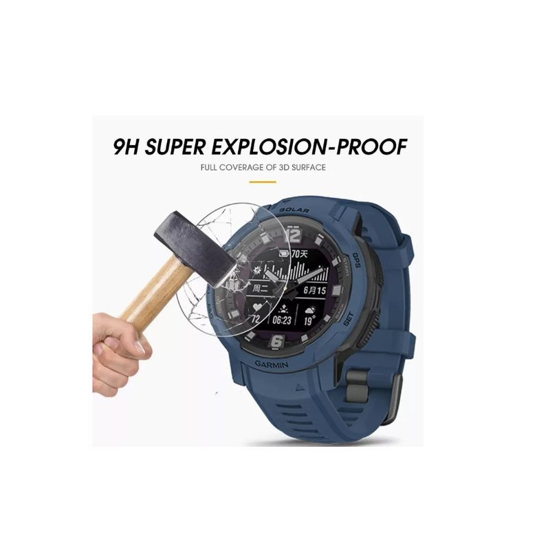GENERICO - PACK Lamina Para Pantalla De Vidrio Templado Para Garmin Instinct-3Uni