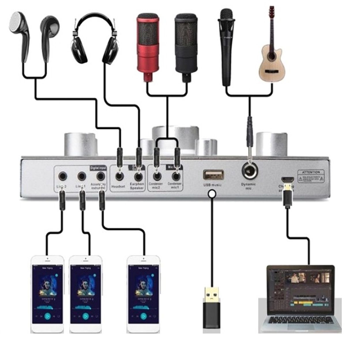 K ACOUSTIC - Interfaz de audio K Acoustic K-SDA