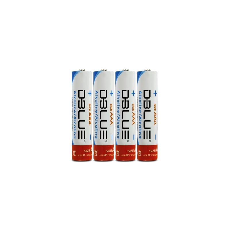 DBLUE - Pack 4 Pilas Alcalinas Aaa - Ps