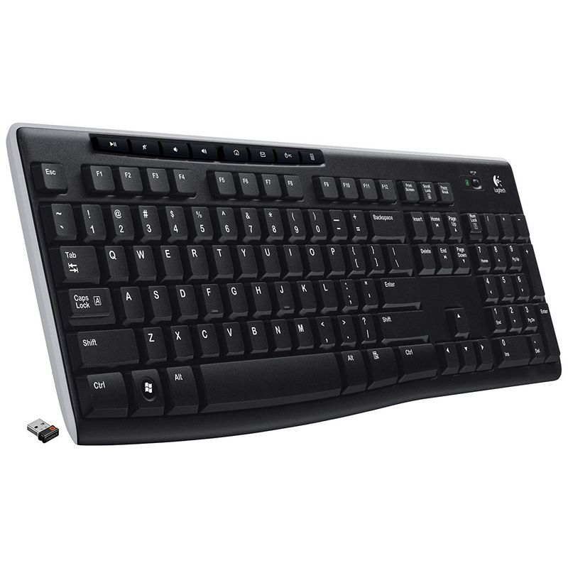 LOGITECH - Teclado Inalámbrico Logitech K270 Receptor Unifying