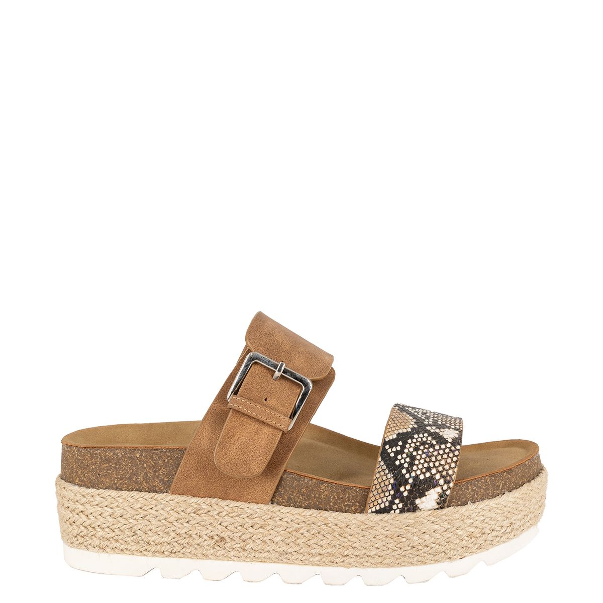 ALQUIMIA - Sandalia Mujer Negro Tostado Alquimia