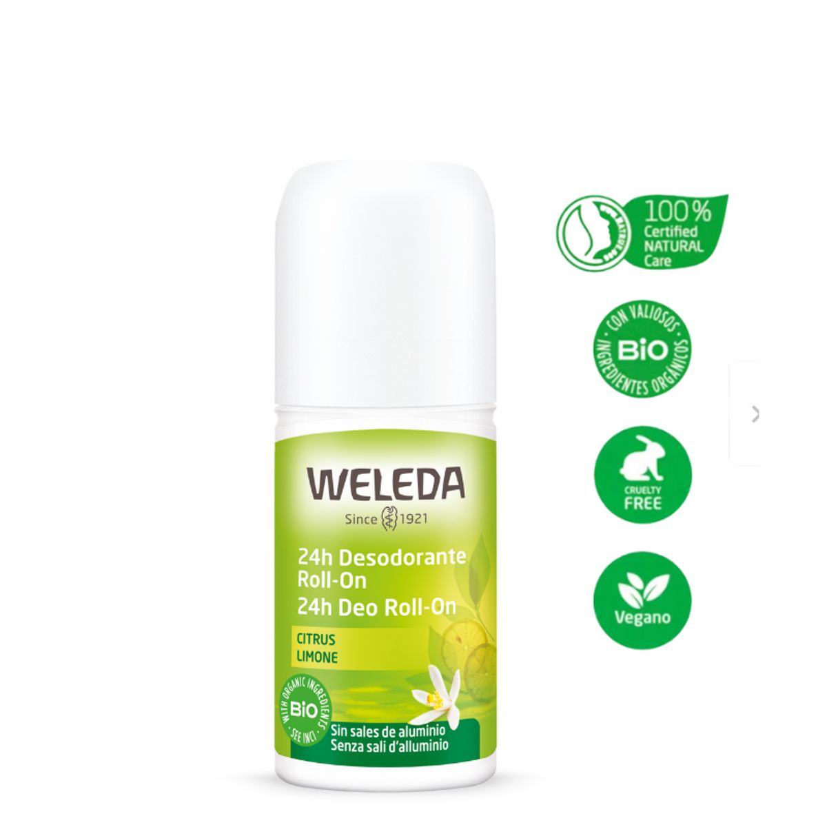 WELEDA - Desodorante Citrus Roll-on 24hrs