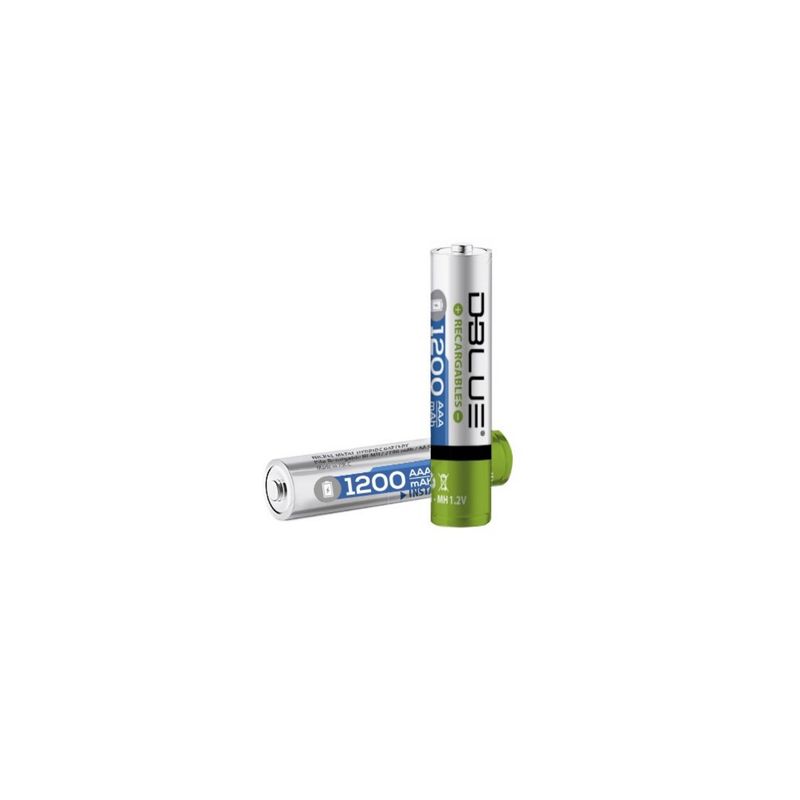 DBLUE - Pack 5 Pilas Recargables Aaa 1200mha - Ps