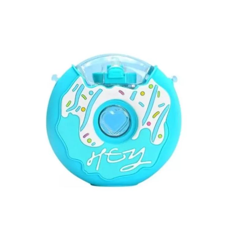 GENERICO - Botella De Agua De Donut De 380ml Para Niños-AZUL