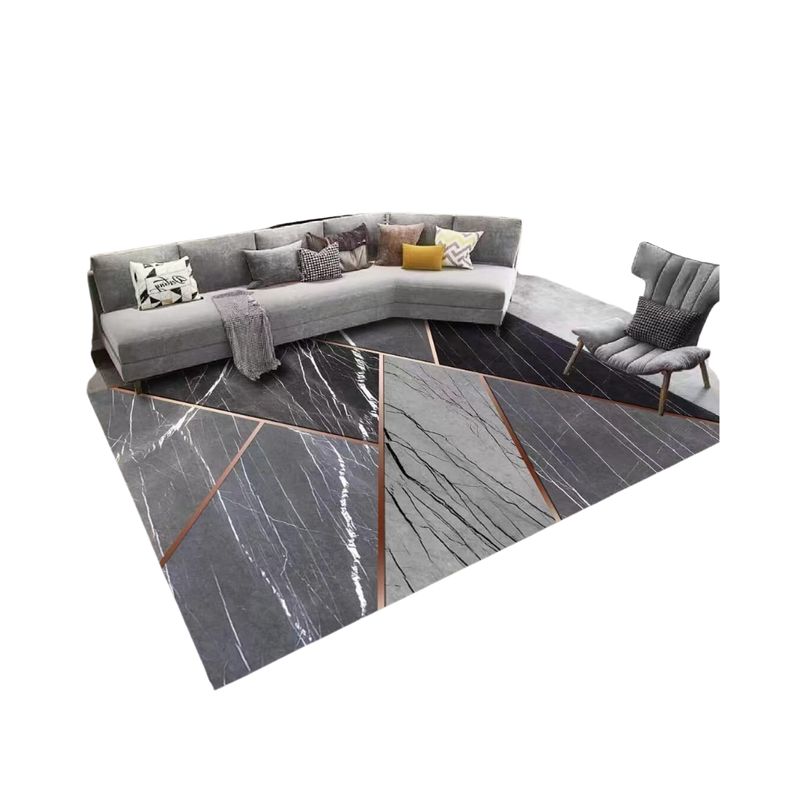 GENERICO - Alfombra Moderna Antideslizante Diseño Geométrico 3D 200X180cm