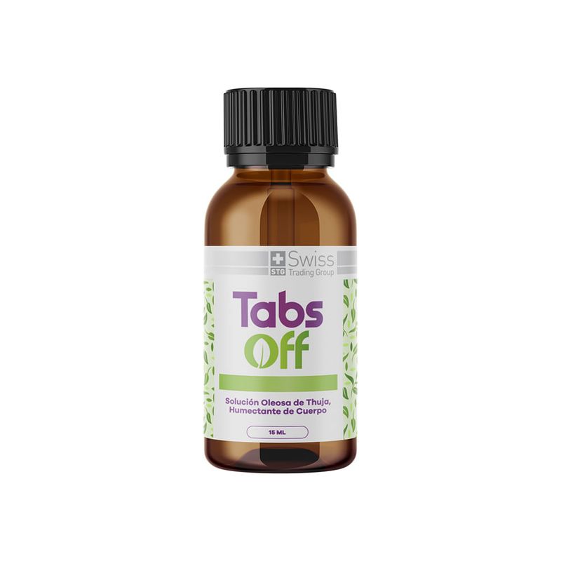 SWISS NATURE LABS - Tabs Off Estuche Con Un Frasco De 15 Ml