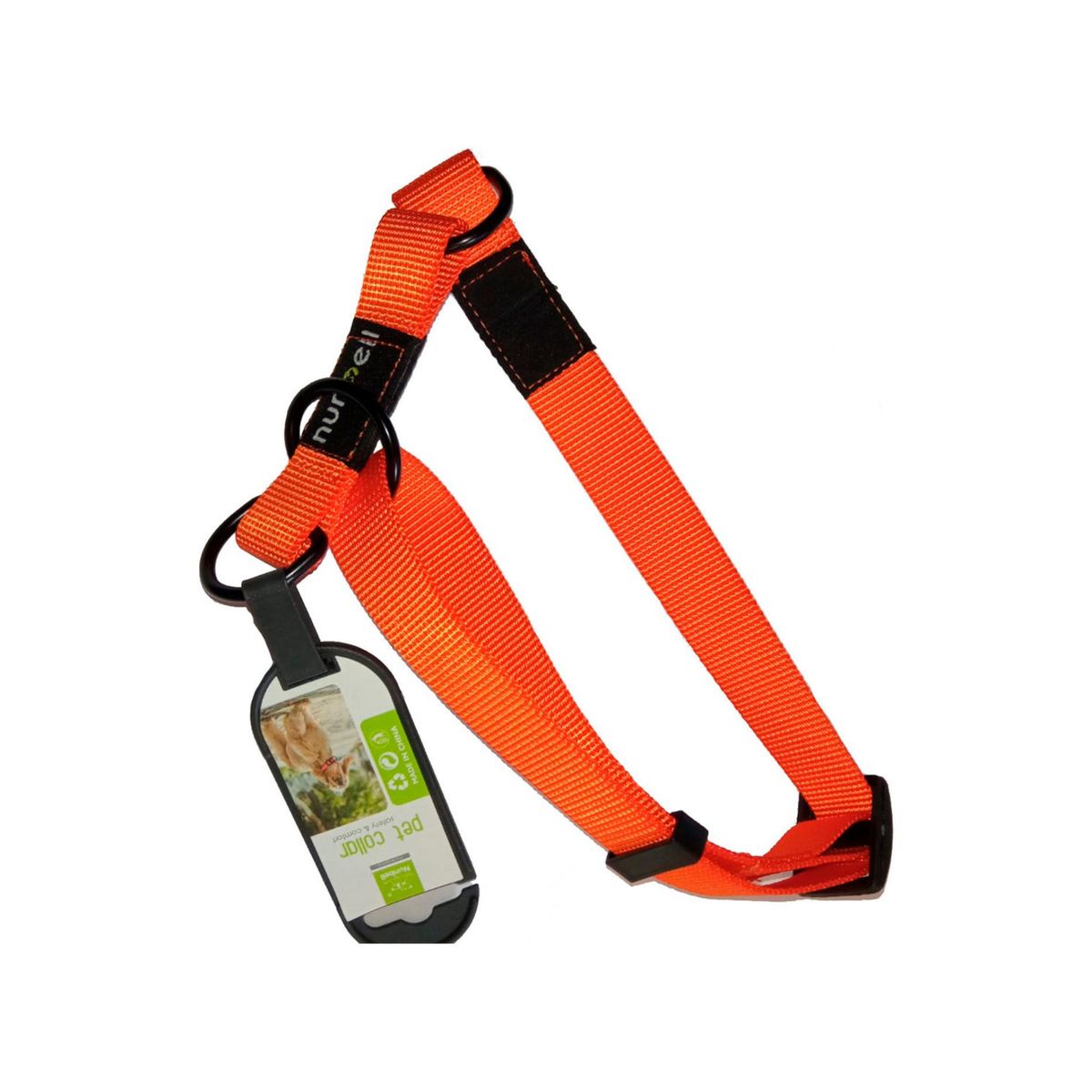 IMPORTCLICK - Collar Gato y Perro Resistente y Ajustable Naranjo