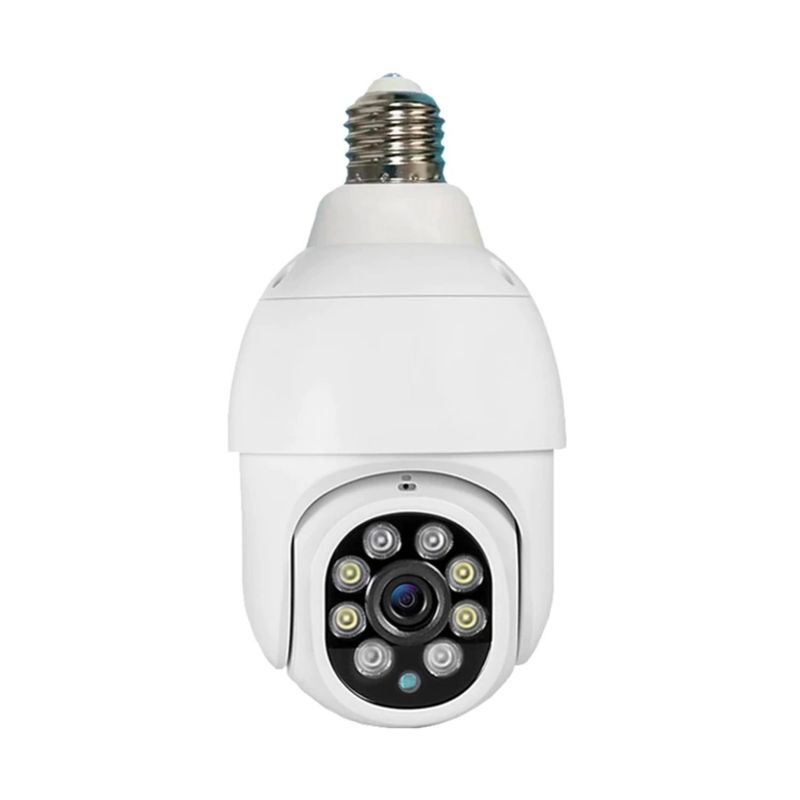 IMPORTCLICK - Cámara IP Tipo Ampolleta WIFI Seguimiento 360°