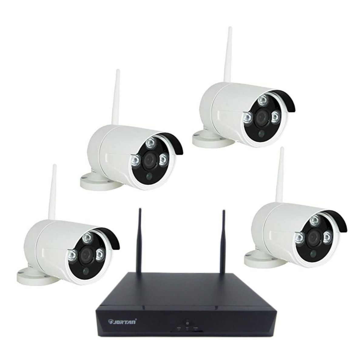 IMPORTCLICK - Kit 4 Camaras + DVR Full HD Wifi VGA HDMI