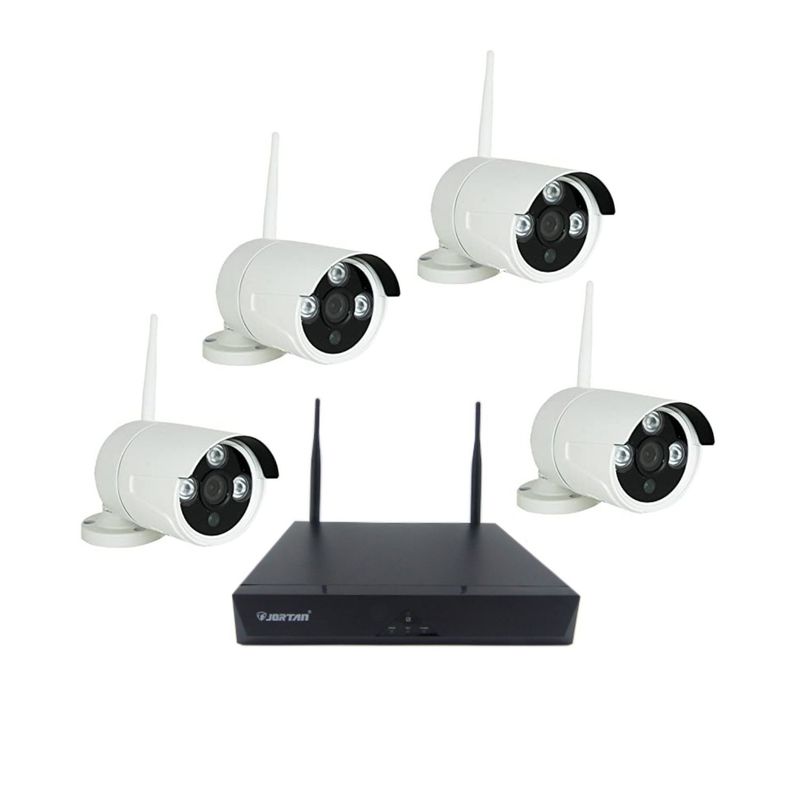 IMPORTCLICK - Kit 4 Camaras + DVR Full HD Wifi VGA HDMI