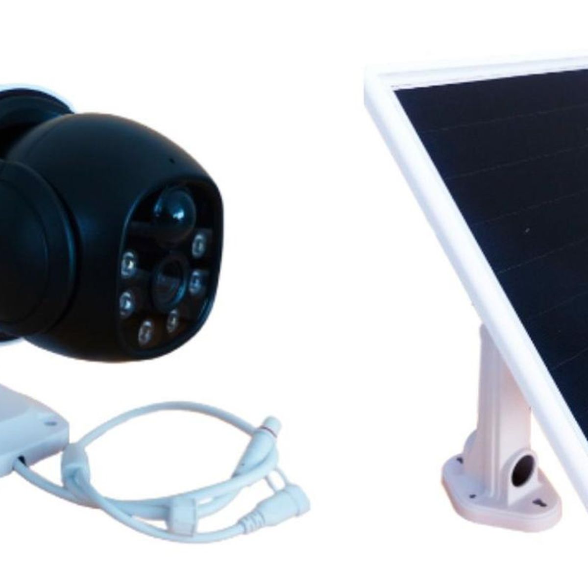 IMPORTCLICK - Cámara Solar IP WIFI Movimiento 355° Panel