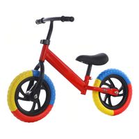 Bicicleta Equilibrio Sin Pedales Infantil Aprendizaje Roja - Rojo