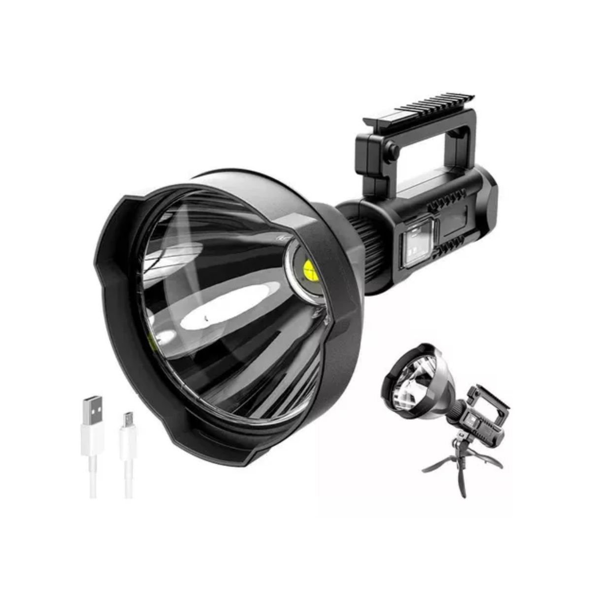 IMPORTCLICK - Foco Literna Trípode Led Luz Blanco Frío Usb 600 M IMPORTCLICK