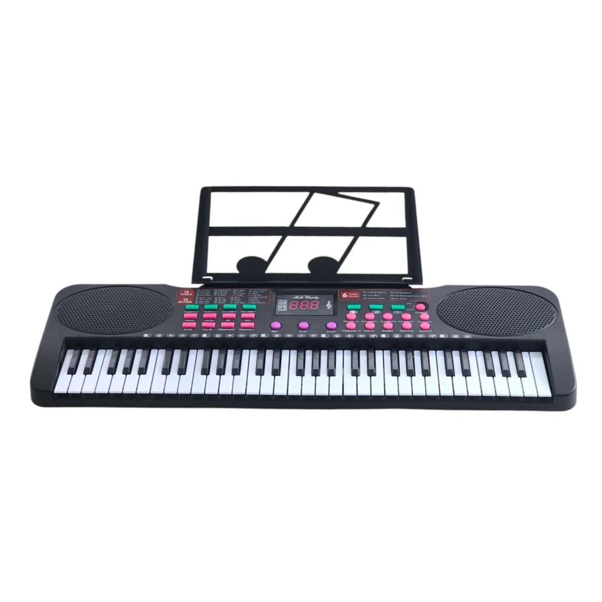 IMPORTCLICK - Teclado Piano Musical Digital 61 Teclas 16 Tonos