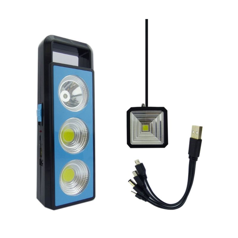 IMPORTCLICK - Kit Solar Portátil Accesorios Recargable IMPORTCLICK