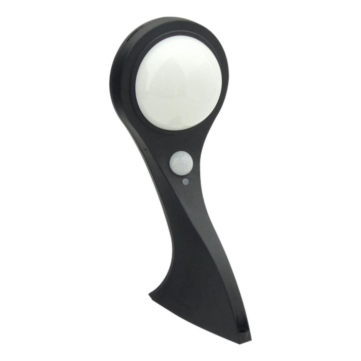 IMPORTCLICK - Foco Mini Solar Pared Mica Blanca Sensor Movimiento