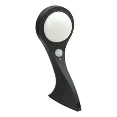 IMPORTCLICK - Foco Mini Solar Pared Mica Blanca Sensor Movimiento