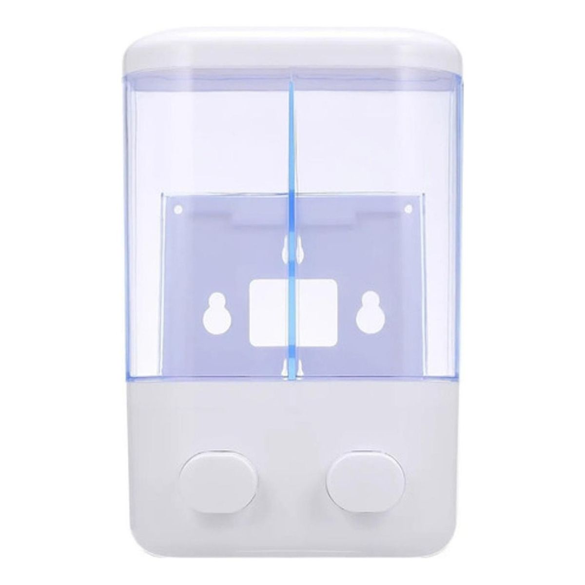 IMPORTCLICK - Dispensador Jabón Baño Doble Blanco - Blanco