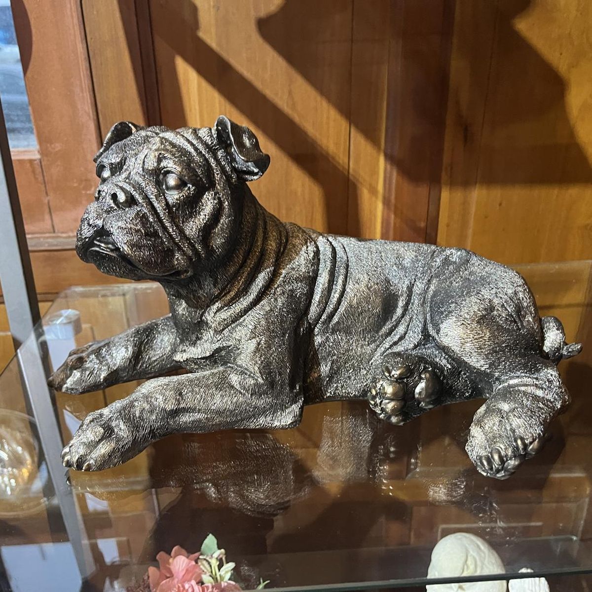 GENERICO - Escultura Perro Bull Dog 34 Cm