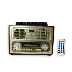 AUDIO PRO - Radio Retro Bluetooth Portátil Usb Auxiliar 055