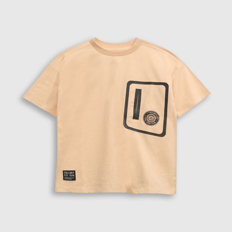 COLLOKY - Polera Niño Naranja 54651 Colloky_.