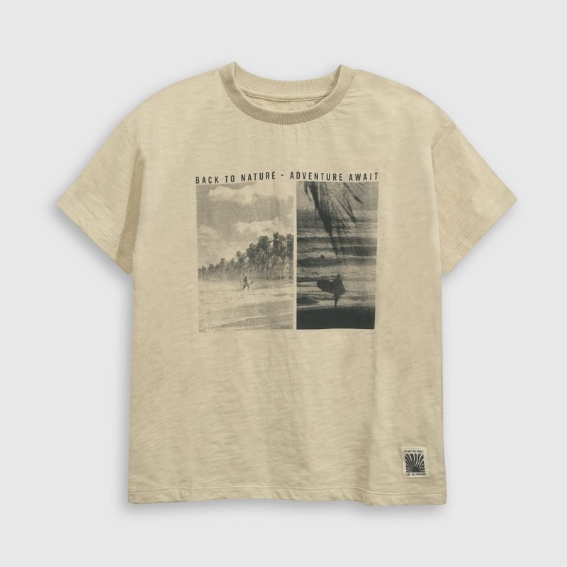 COLLOKY - Polera Niño Beige 54647 Colloky