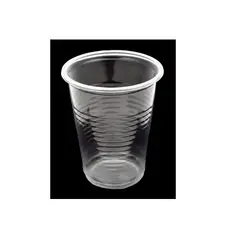 GENERICO - Vasos de Plástico Transparente 200ml 100pcs