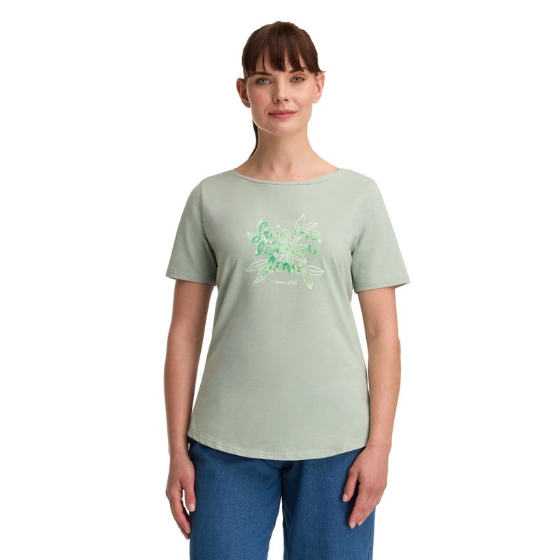 PANAMA JACK - Polera Manga Corta Mujer Verde Panama Jack