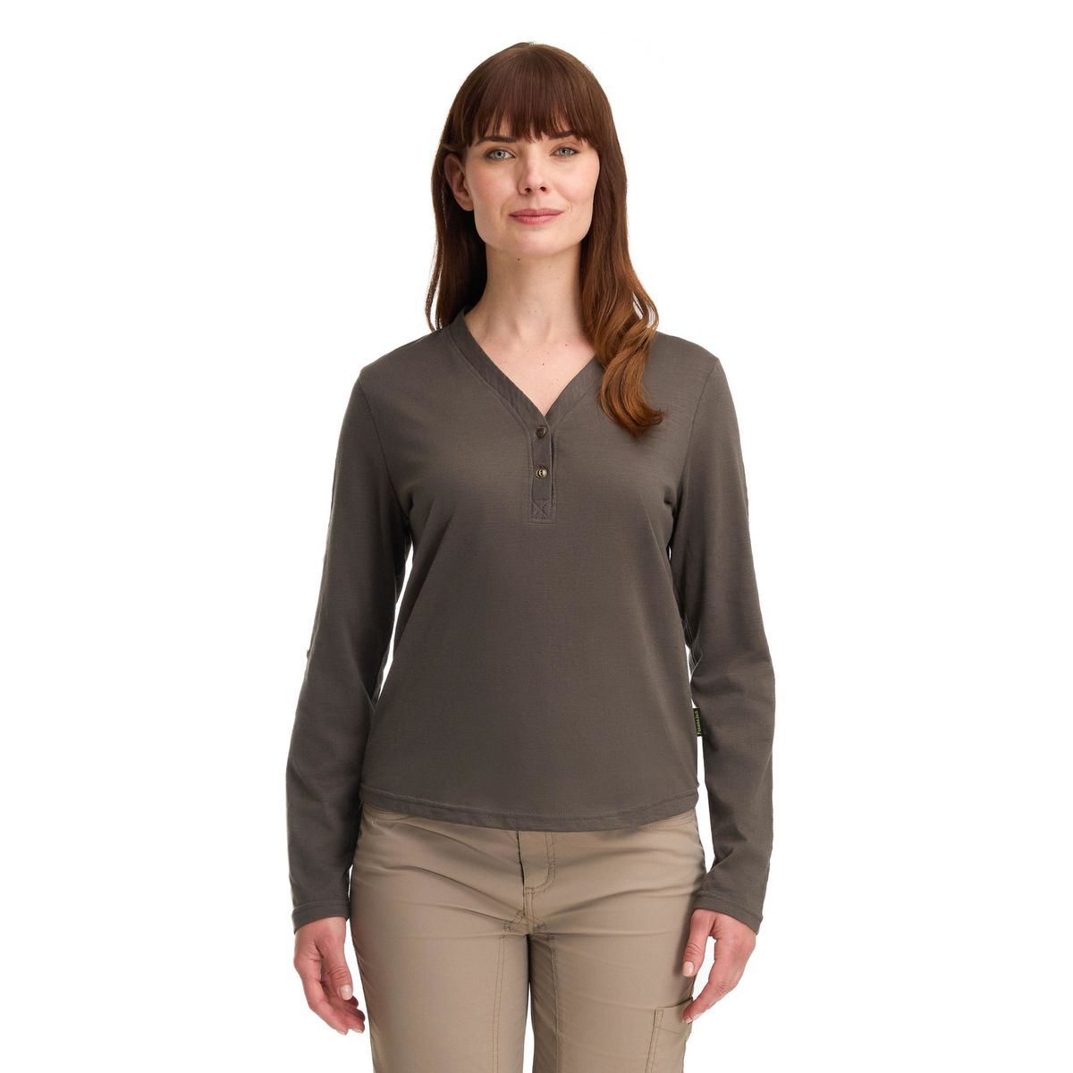 PANAMA JACK - Polera Manga Larga Mujer Gris Panama Jack