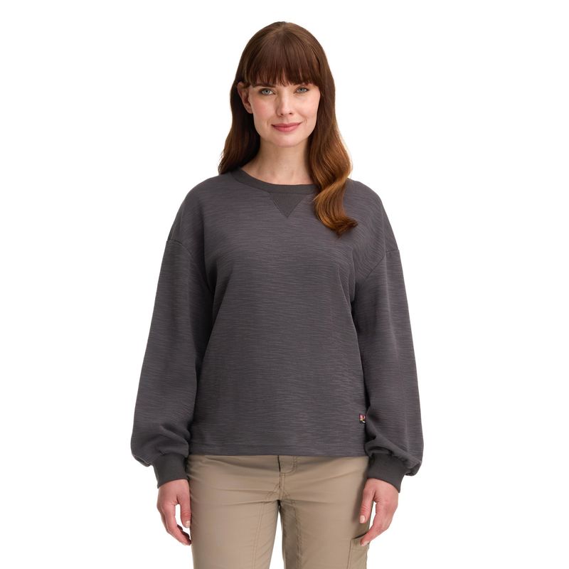 PANAMA JACK - Polerón Mujer Gris Panama Jack
