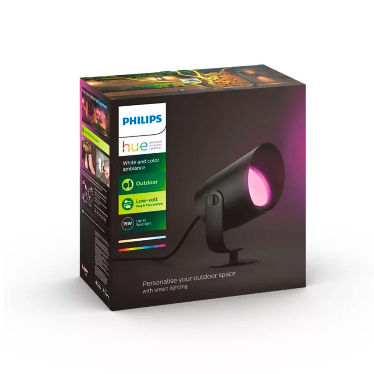 PHILIPS HUE - Reflector exterior Lily XL Philips Hue