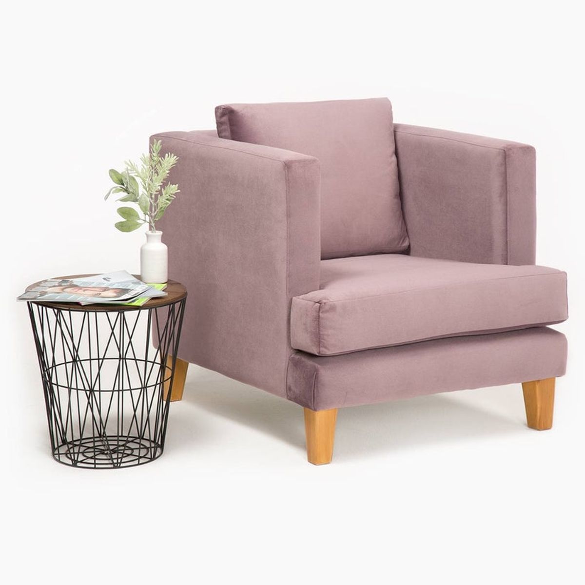 BARRA DESIGN - SILLON LARISA 1C VIOLETA