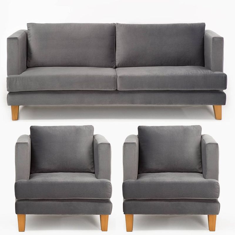 BARRA DESIGN - JUEGO LIVING 3-1-1 LARISA GRIS