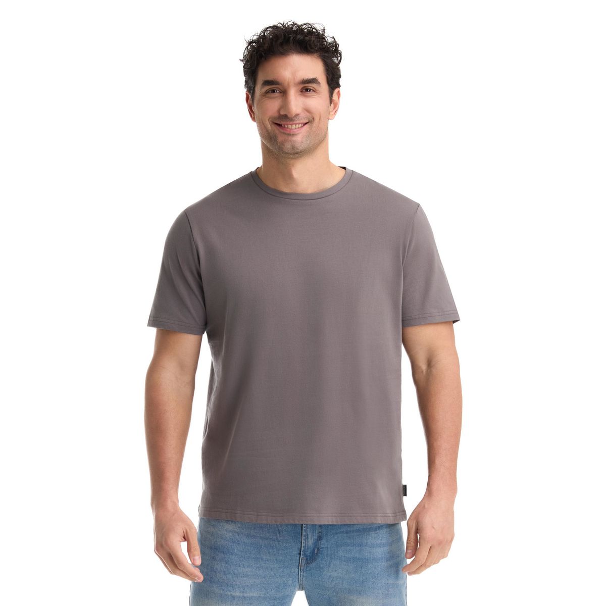 PANAMA JACK - Polera Manga Corta Hombre Gris Panama Jack
