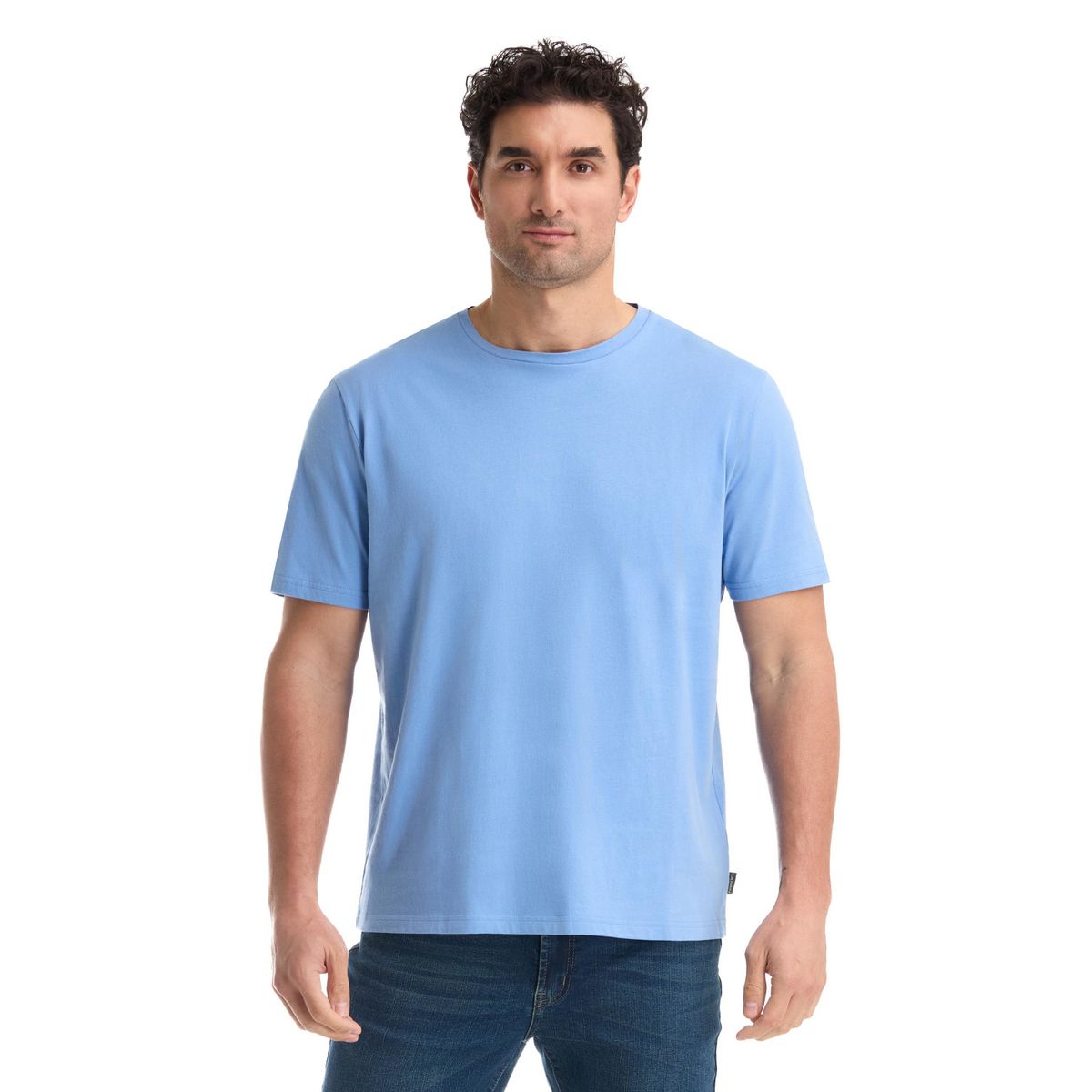 PANAMA JACK - Polera Manga Corta Hombre Celeste Panama Jack