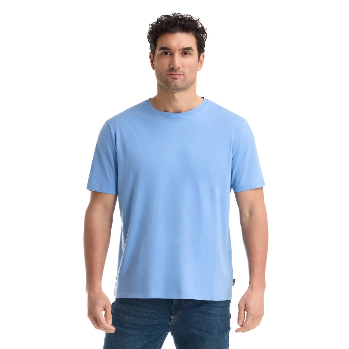 PANAMA JACK - Polera Manga Corta Hombre Celeste Panama Jack