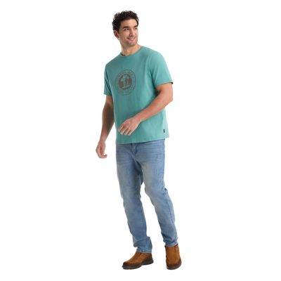 Imagen 2 del producto Polera Manga Corta Hombre Turquesa