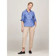 TOMMY HILFIGER - Pantalón Chino De Pernera Recta Slim Fit Beige