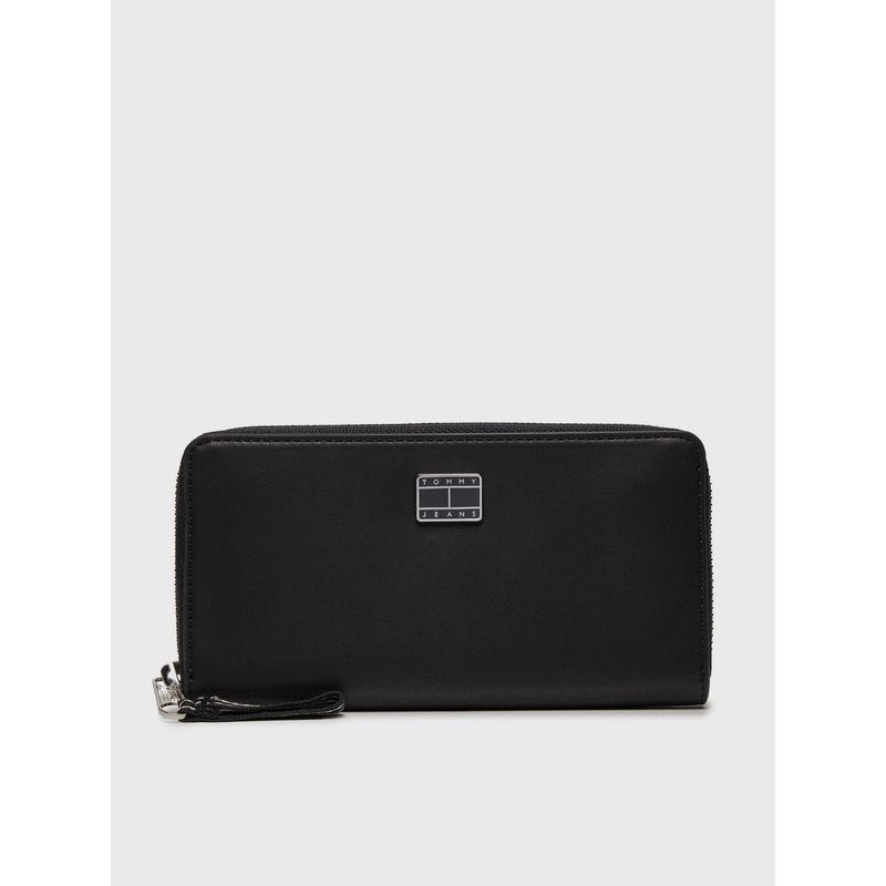 TOMMY HILFIGER - Billetera City Wide Grande Negro Tommy Hilfiger