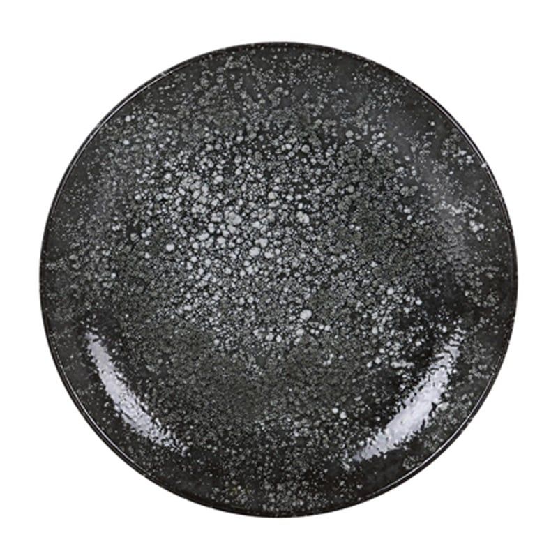 BONNA - Plato Cosmos negro 21cm bajo Set 6 unidades.