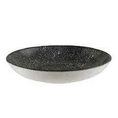 BONNA - Plato Cosmos negro 25cm hondo Set 6 unidades