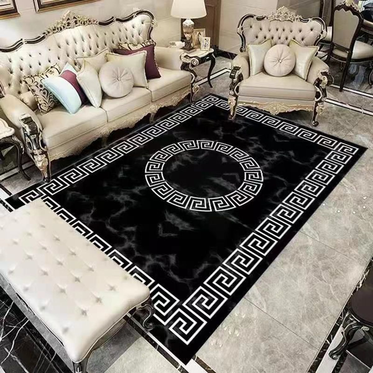 GENERICO - ALFOMBRAS RECTANGULAR CON DISEÑO 200X240 CM ILUSION 3D